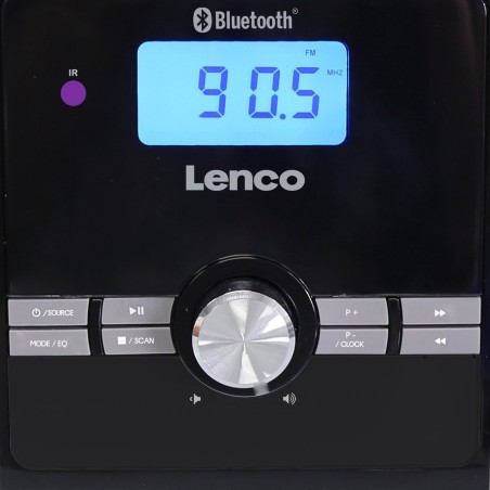 Lenco MC-030BK Stereo Analog Home Audio Micro System 10W - Sleek, Powerful Sound in Stylish Black!
